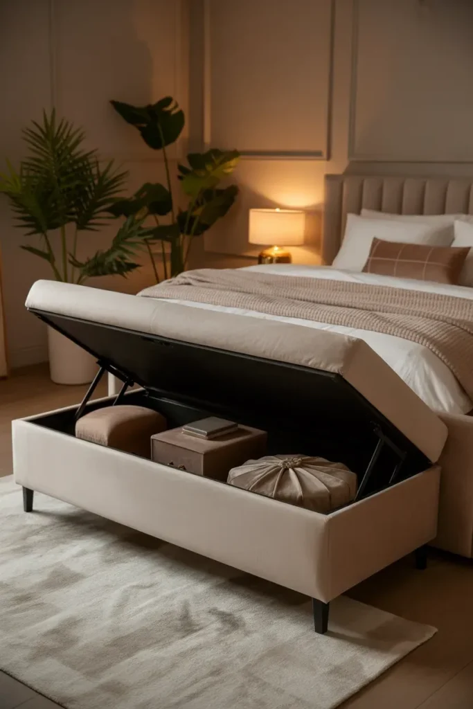 Hidden Storage Ottomans