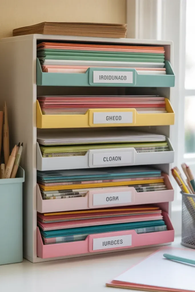 Labeled File Organizers