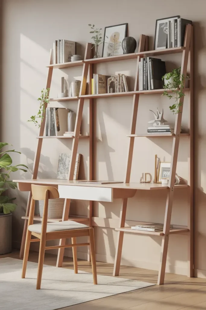 Ladder Shelf Desk