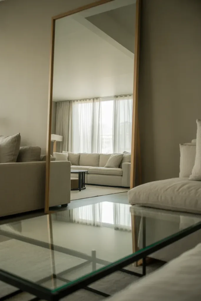 Large Mirror Placement