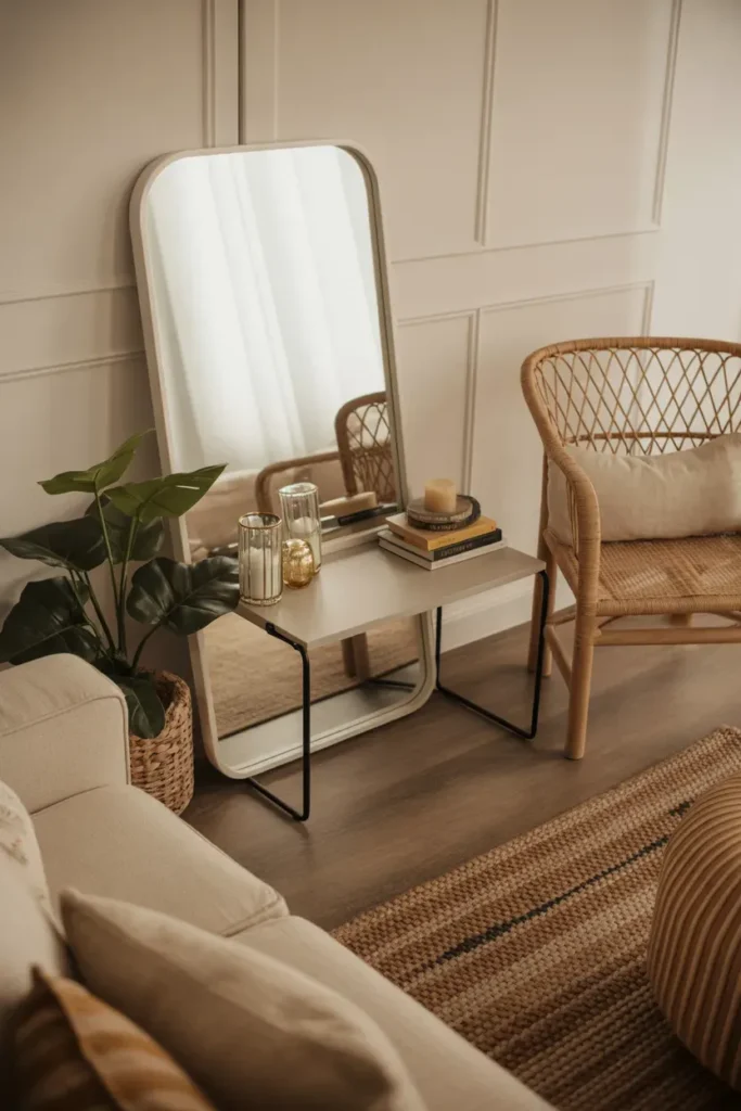 Layered Floor Mirror