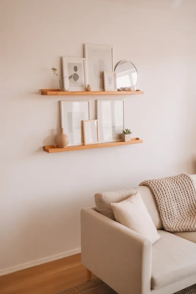 Layered Ledge Art Arrangement