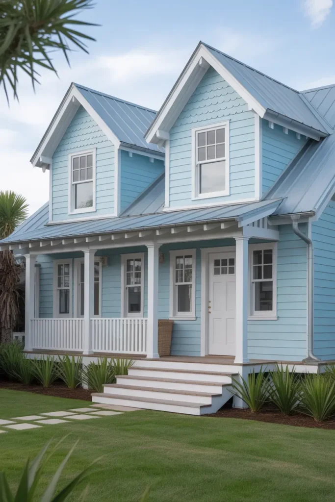 Light Blue Siding