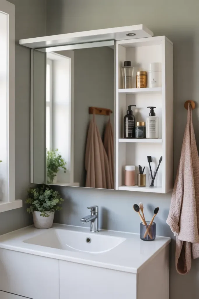 Mirror Cabinet Storage