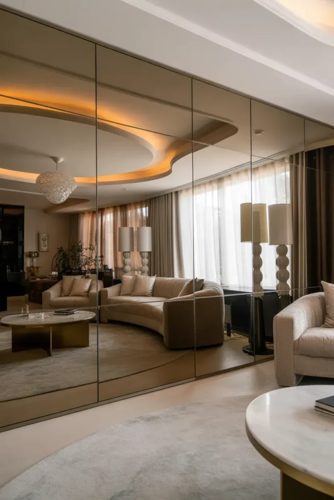 Mirror Reflection Walls