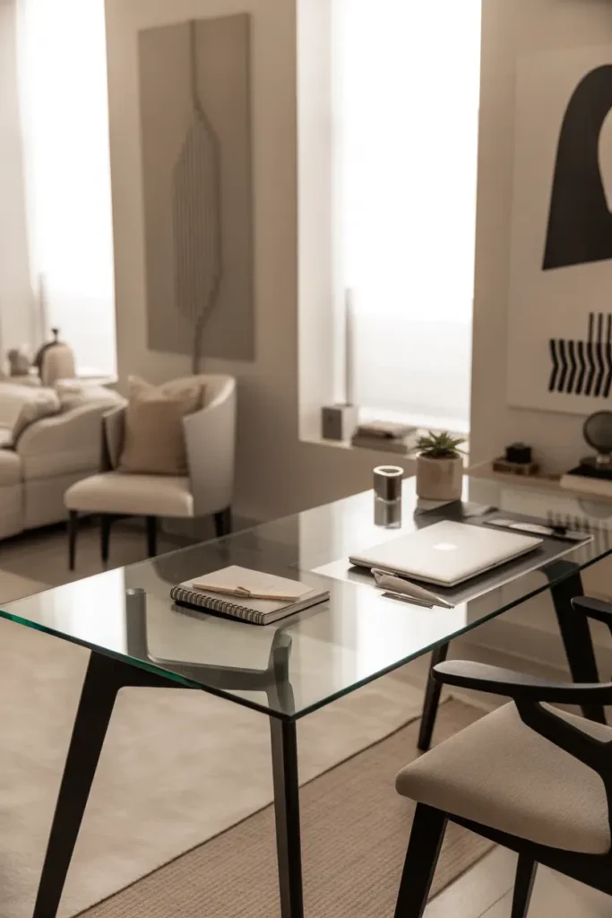 Modern Glass Desk
