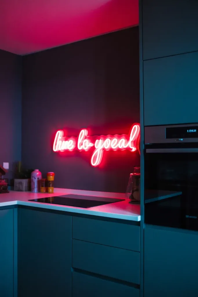 Neon Quote Sign