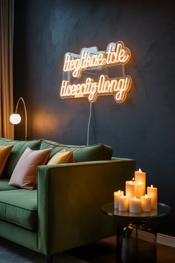 Neon Sign Wall Feature