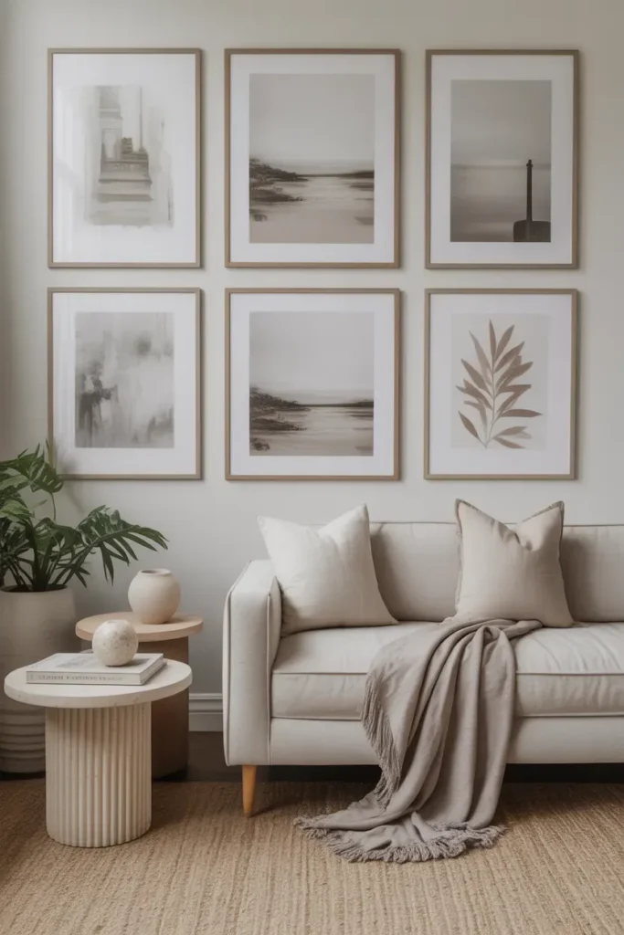 Neutral Art Displays