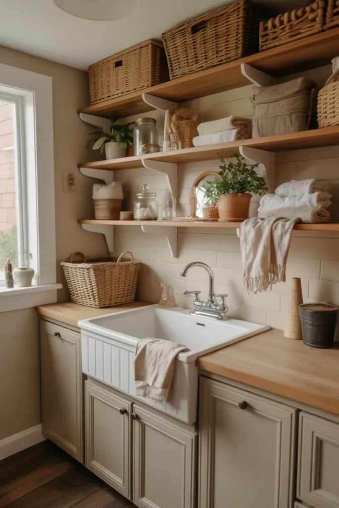 Open Shelving Storage