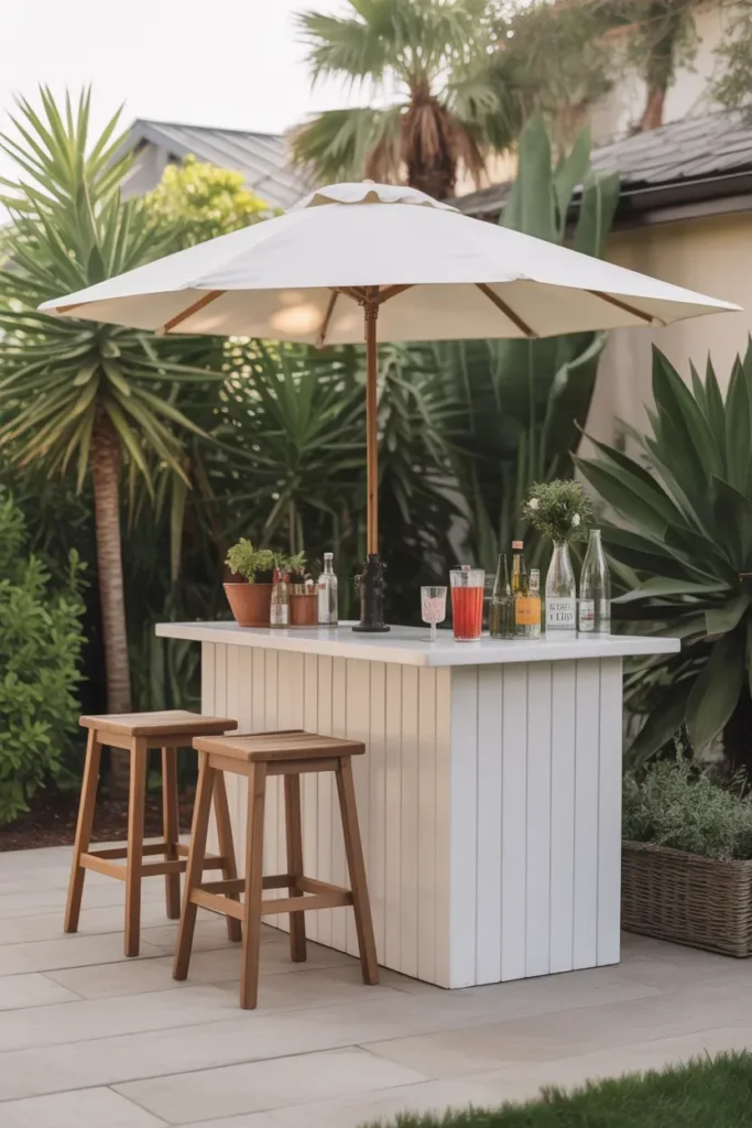 Outdoor Bar Setup
