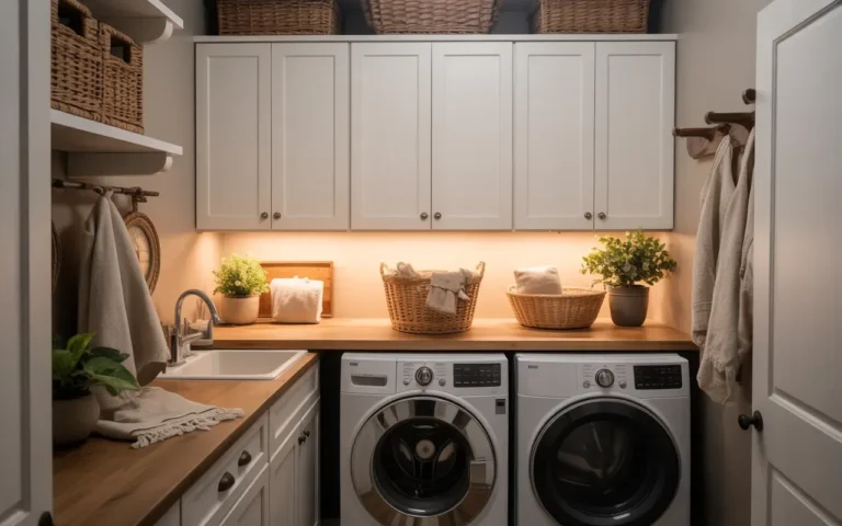 18 Fantastic Farmhouse Laundry Room for Small Spaces