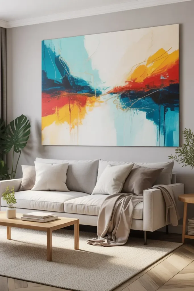 Oversized Abstract Canvas