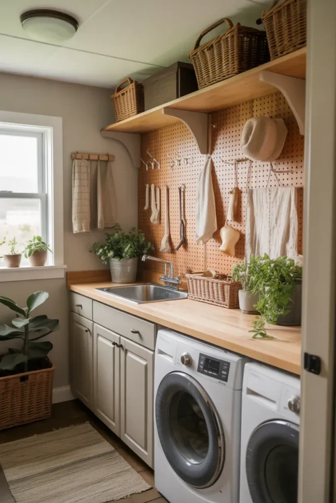Pegboard Organization Wall