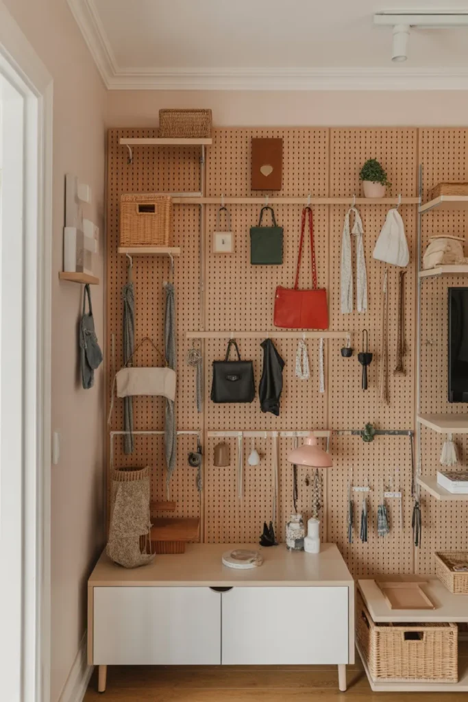 Pegboard Wall Setup