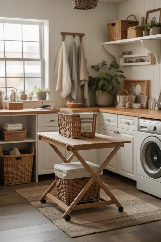 Rolling Folding Table