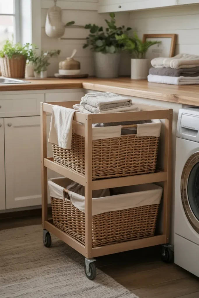Rolling Laundry Cart