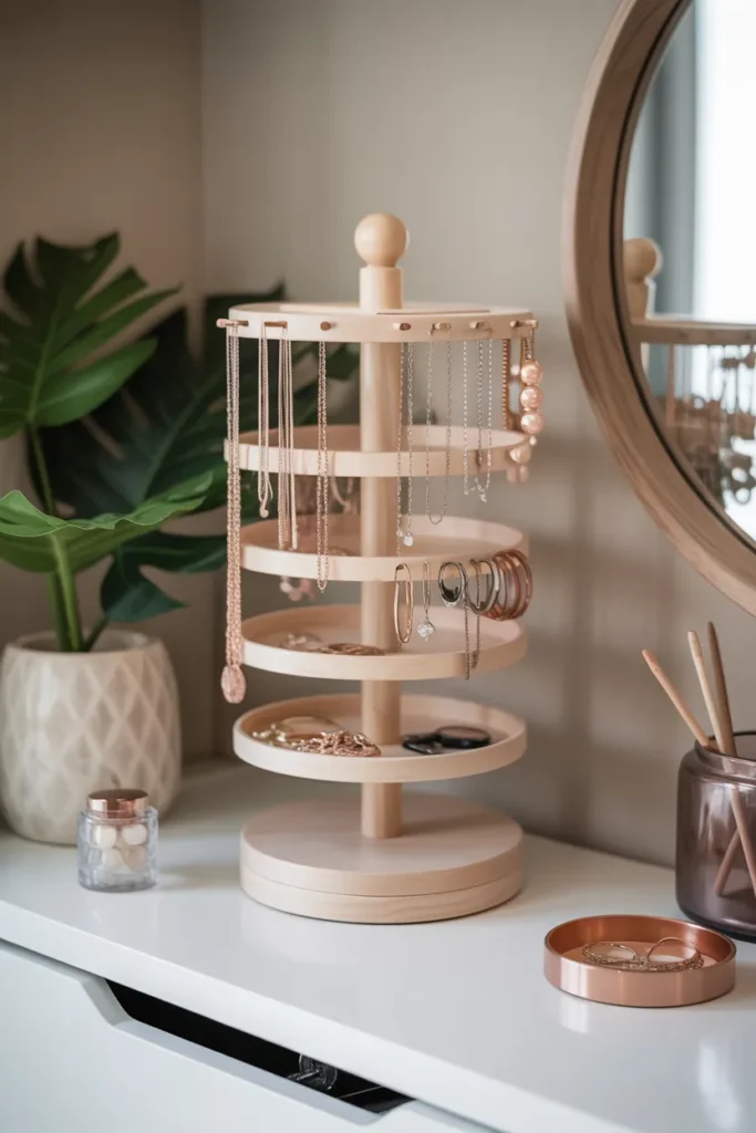 Rotating Jewelry Tower