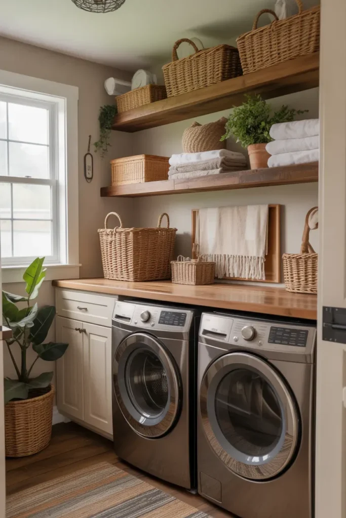 Rustic Floating Shelves