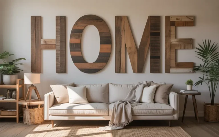 16 Wooden Wall Decor for Rustic Touch DIY Inspiration