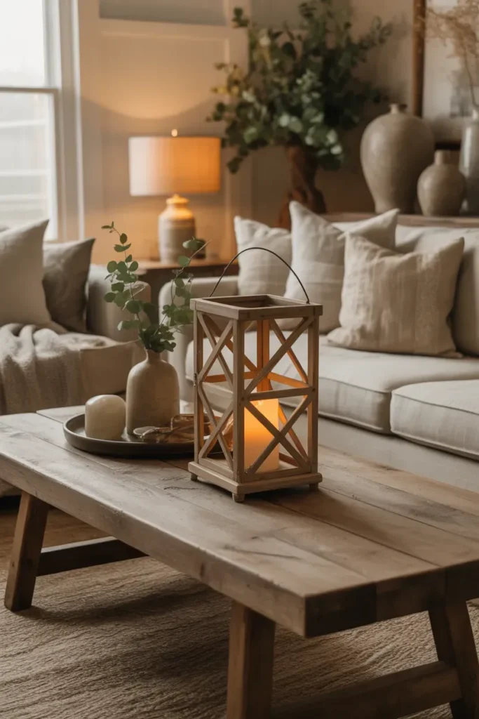 Rustic Wooden Lantern