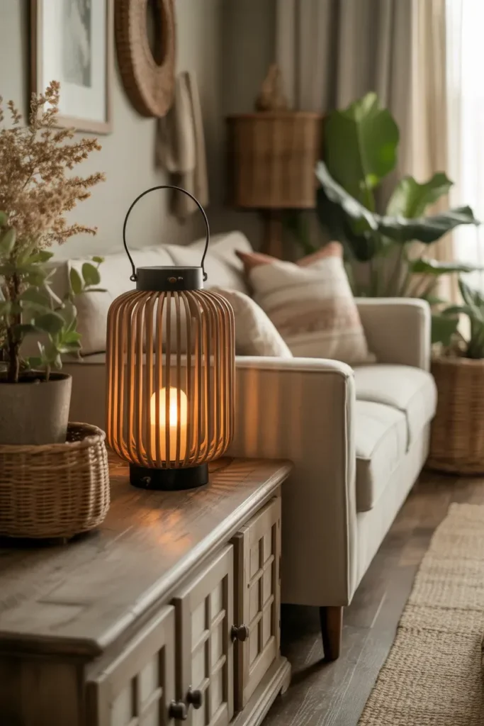 Rustic Wooden Lantern