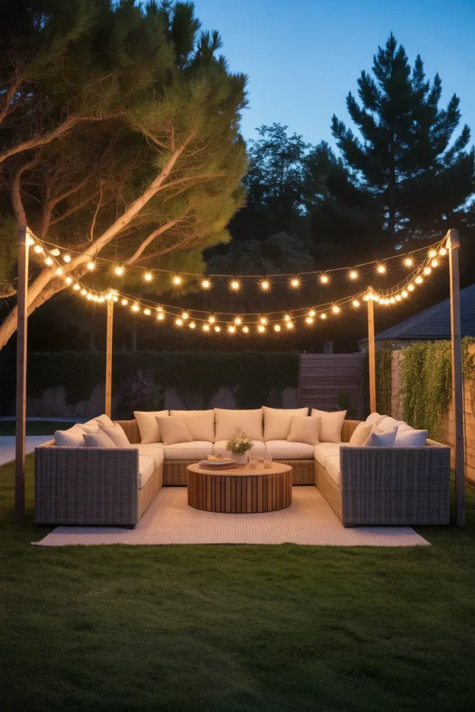 String Light Canopy