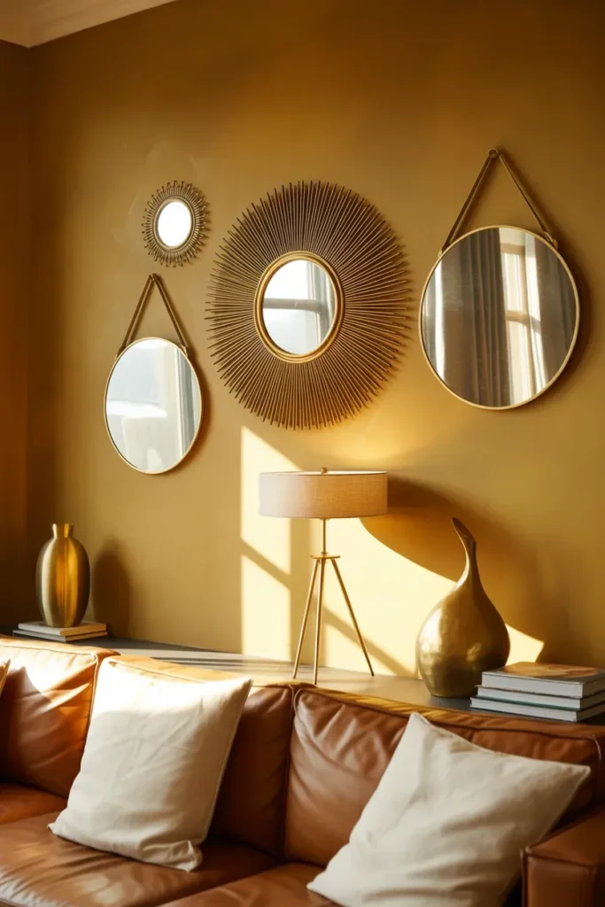 Sunburst & Decorative Mirror Cluster