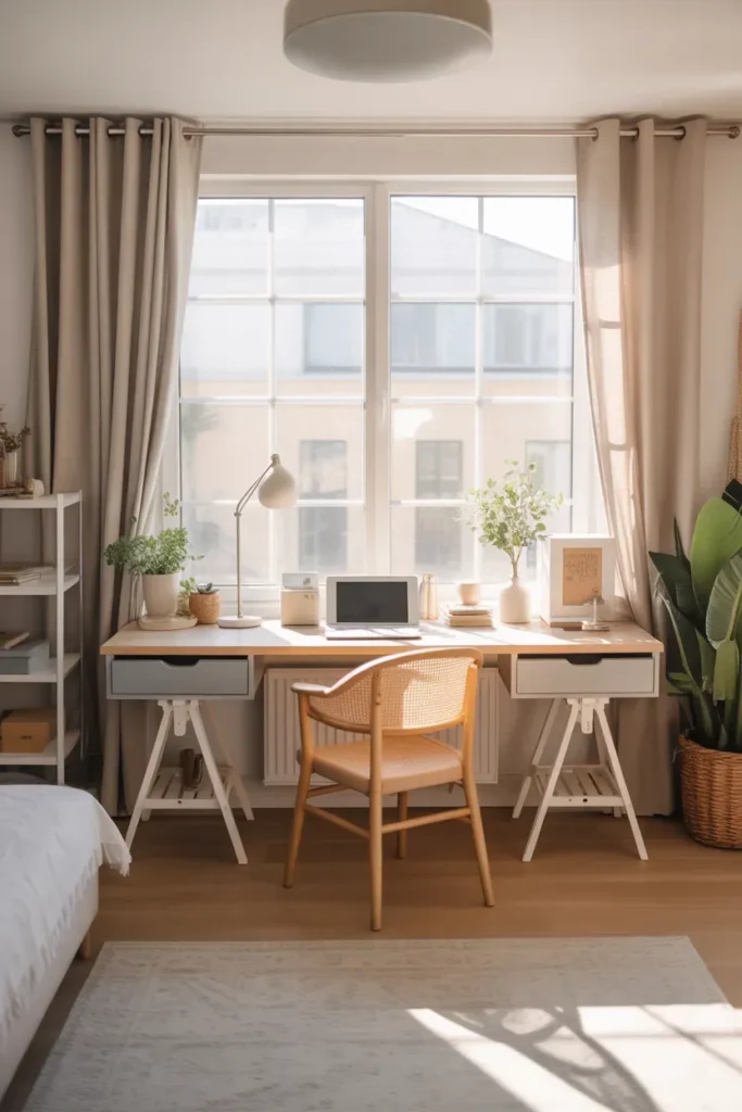 Sunlit Window Desk