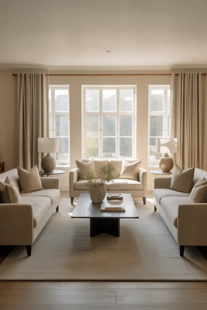 Symmetrical Furniture Layout