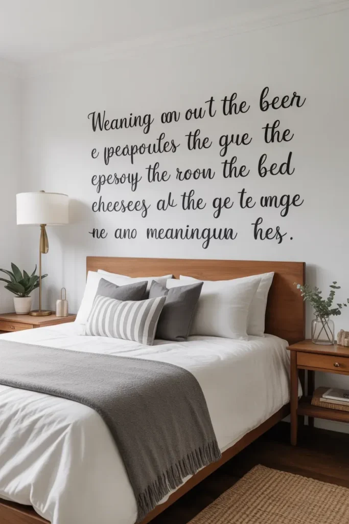 Typography Quote Wall