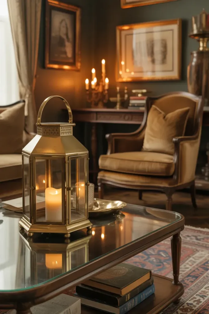 Vintage Brass Lantern