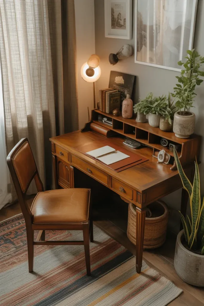 Vintage Wooden Desk