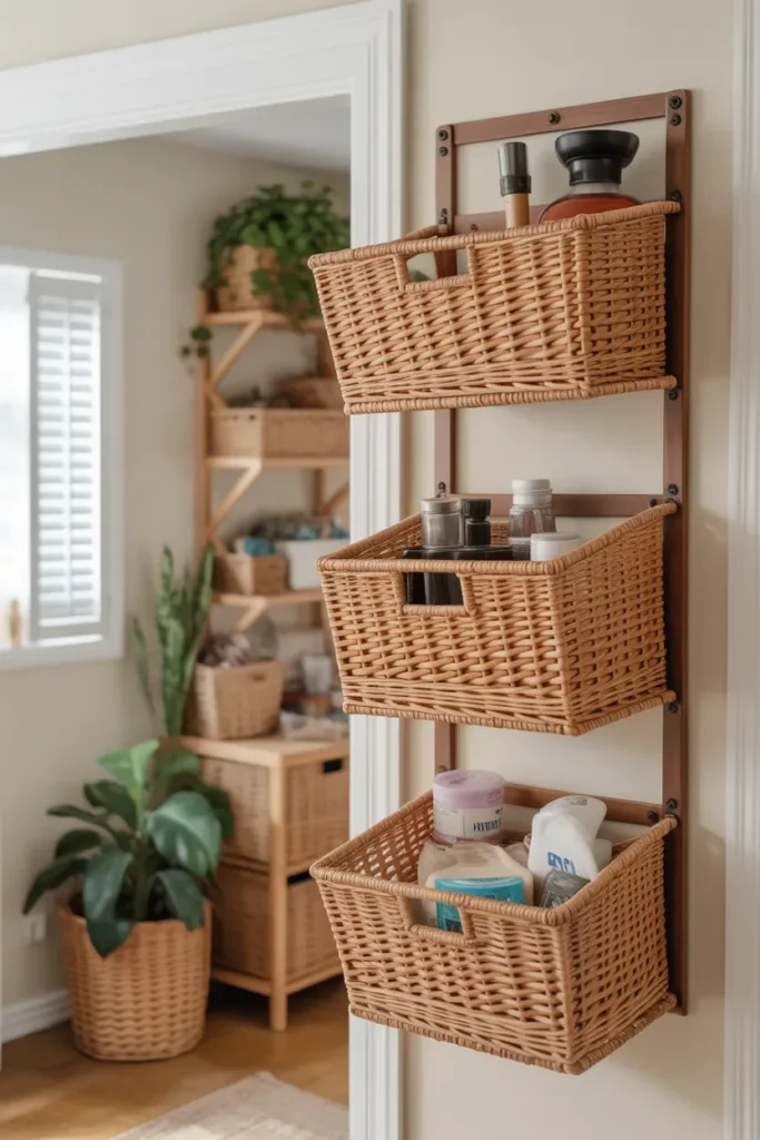 Wall Mounted Baskets