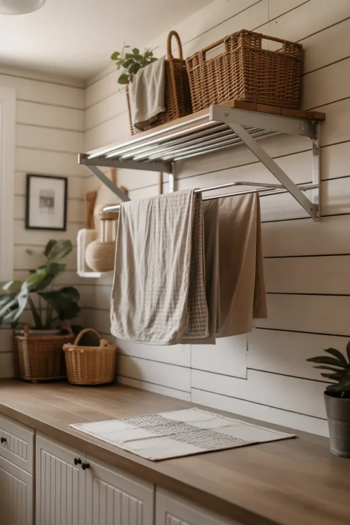 Wall-Mounted Drying Rack