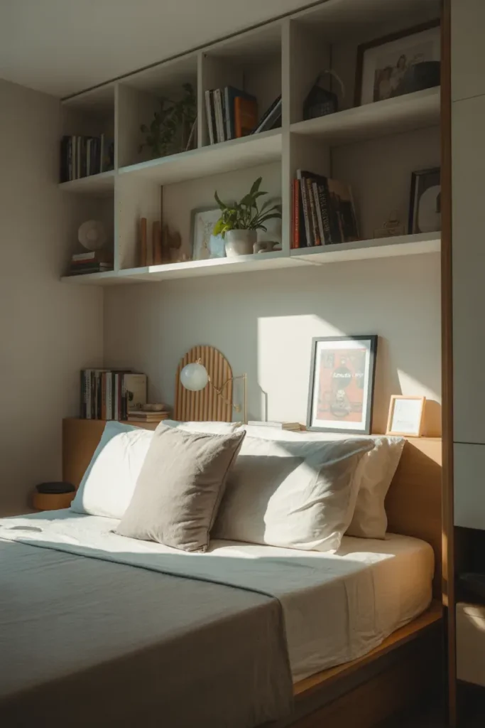 Wall Shelf Headboard