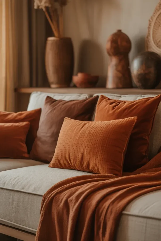 Warm Earth Tone Accents