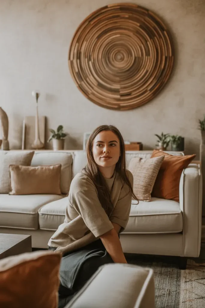 Wooden Circle Wall Art