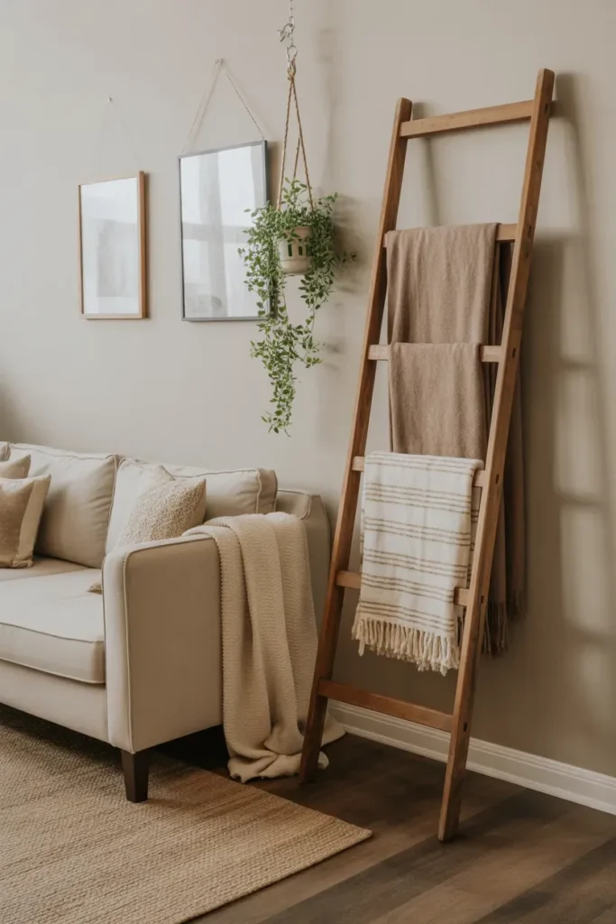 Wooden Ladder Display