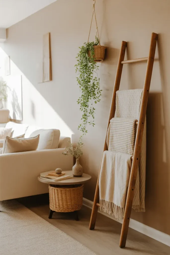 Wooden Wall Ladder