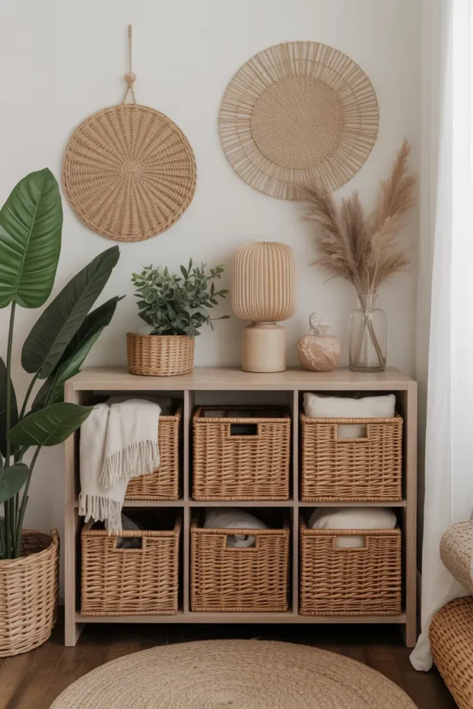 Woven Basket Storage