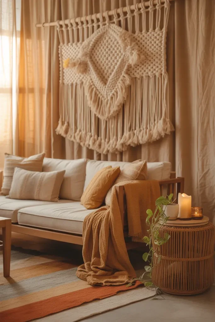 Woven Textile Wall Hanging