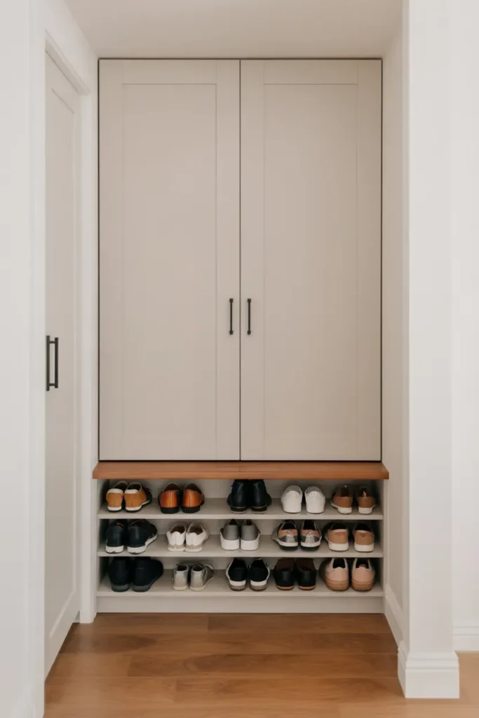 Custom Shoe Cabinet
