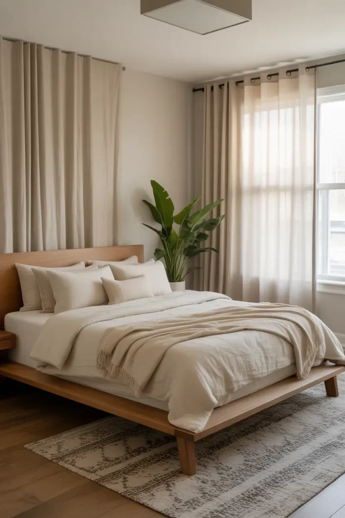Earthy Modern Bedroom