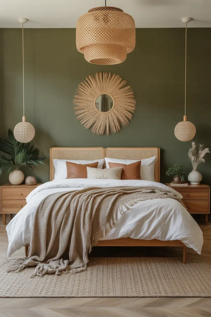 Earthy Modern Bedroom