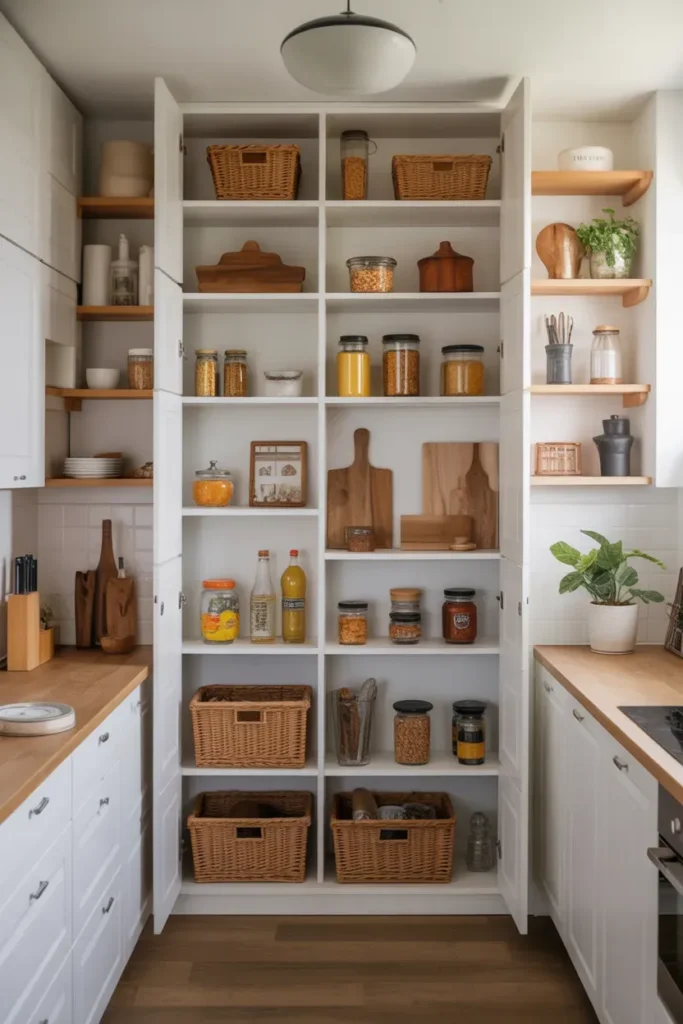 Minimal Open Pantry