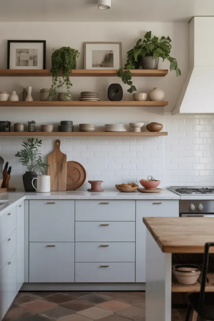 Open Shelf Minimal Styling