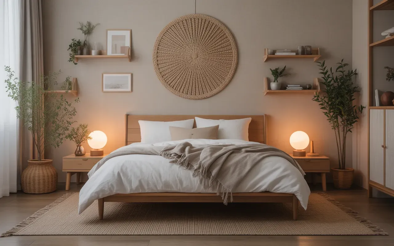 Earthy Modern Bedroom