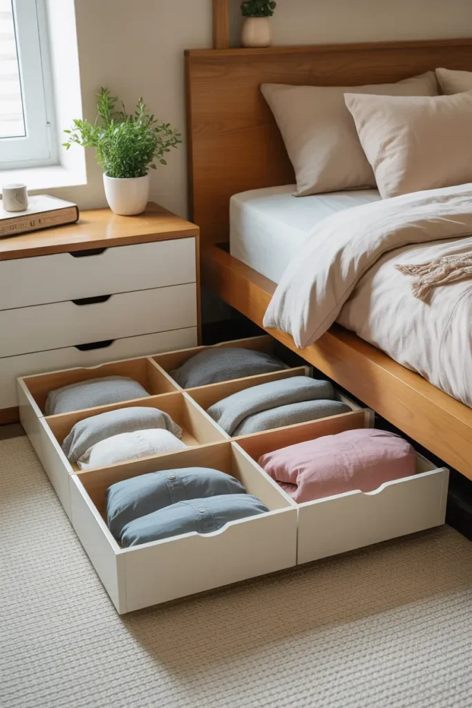 Under Bed Drawer Storage