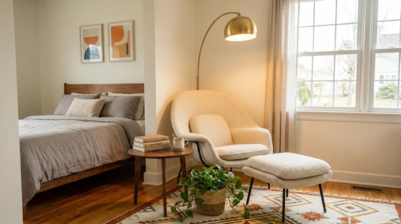 Mid Century Bedroom